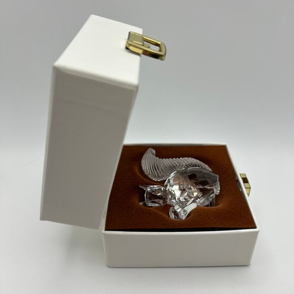 Swarovski 10-Year Jubilee Squirrel 1997 Crystal Figurine w/ Base & Box - Picture 16 of 16
